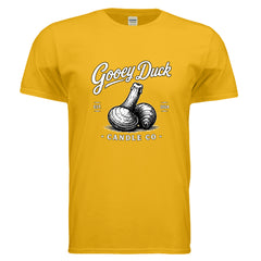 Gold Gooey Duck Logo Tee, front view