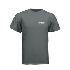 Vintage Heavy Metal Nature Started It geoduck tee, front view