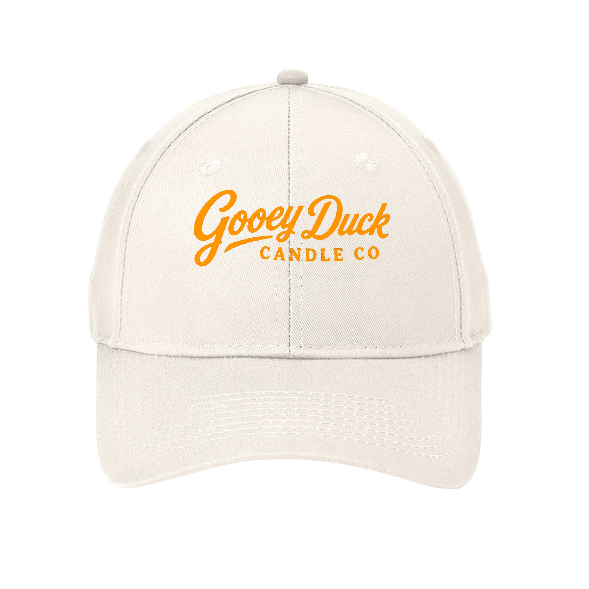 Oyster Gooey Duck Logo Cap, front view